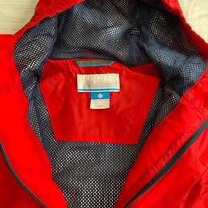Columbia Red Rain jacket